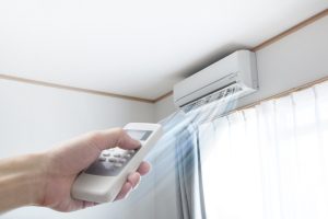 ductless-air-handler-blowing-cold-air