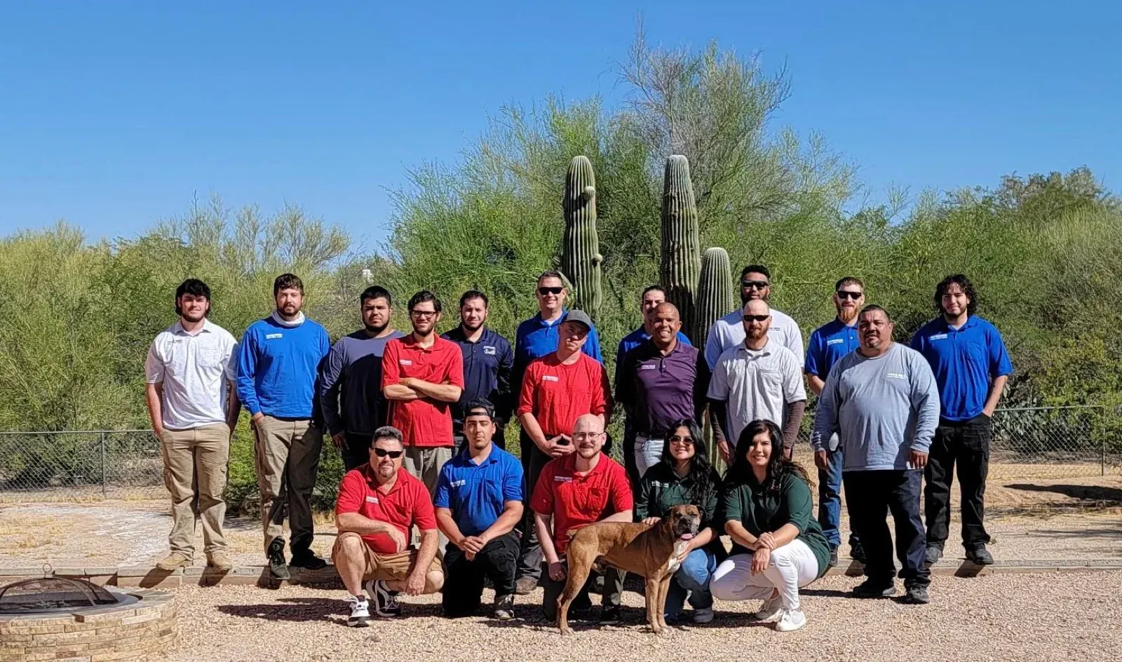 The Picture Rocks Cooling team in the Sonoran desert